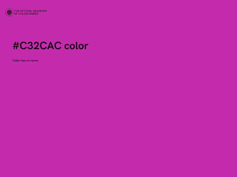 #C32CAC color image