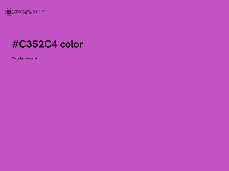 #C352C4 color image