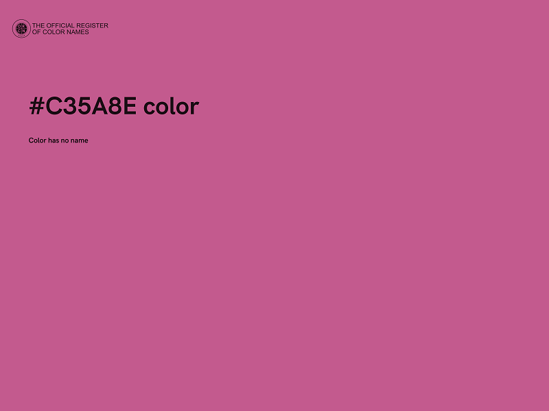 #C35A8E color image