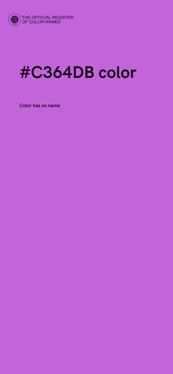 #C364DB color image