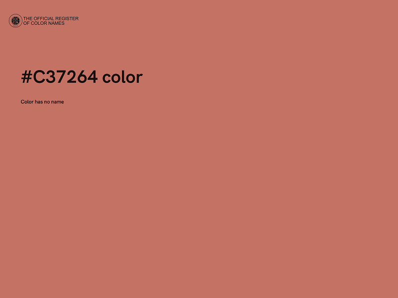 #C37264 color image