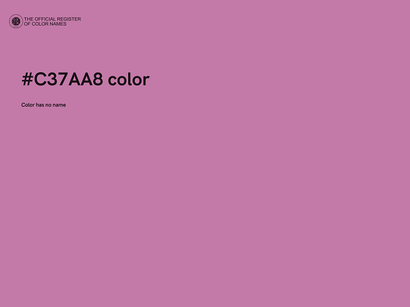 #C37AA8 color image