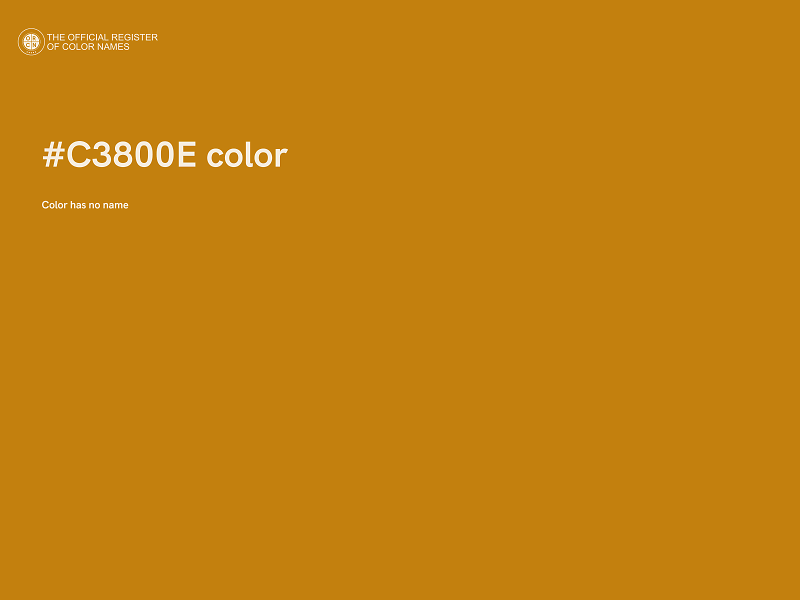 #C3800E color image