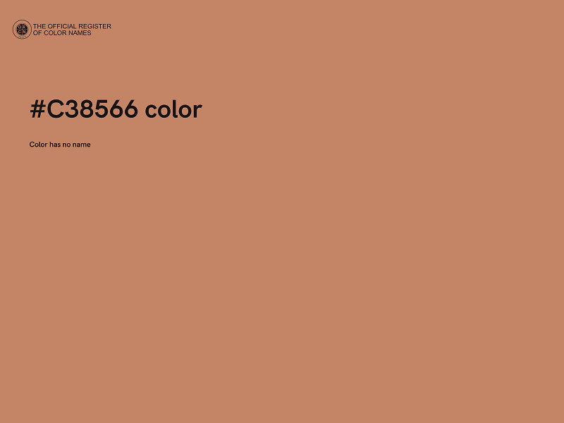 #C38566 color image