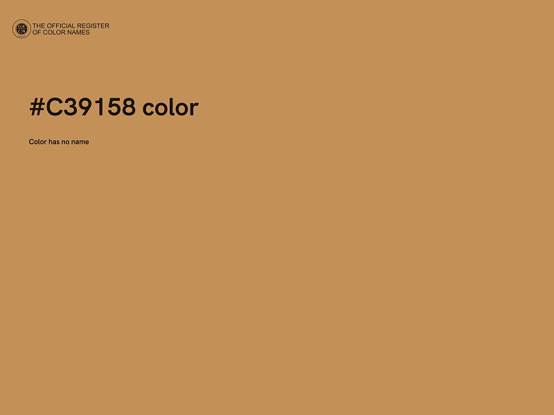 #C39158 color image