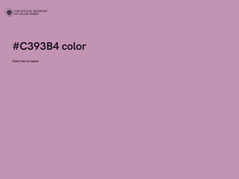 #C393B4 color image