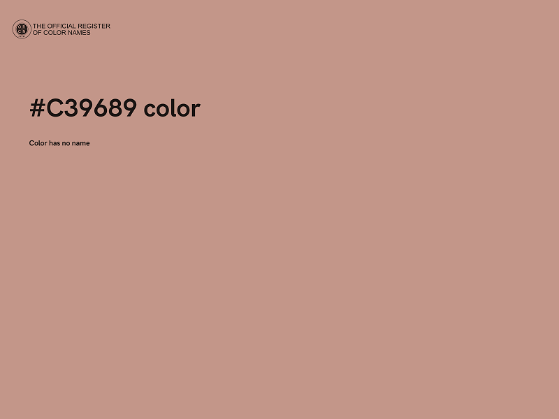 #C39689 color image