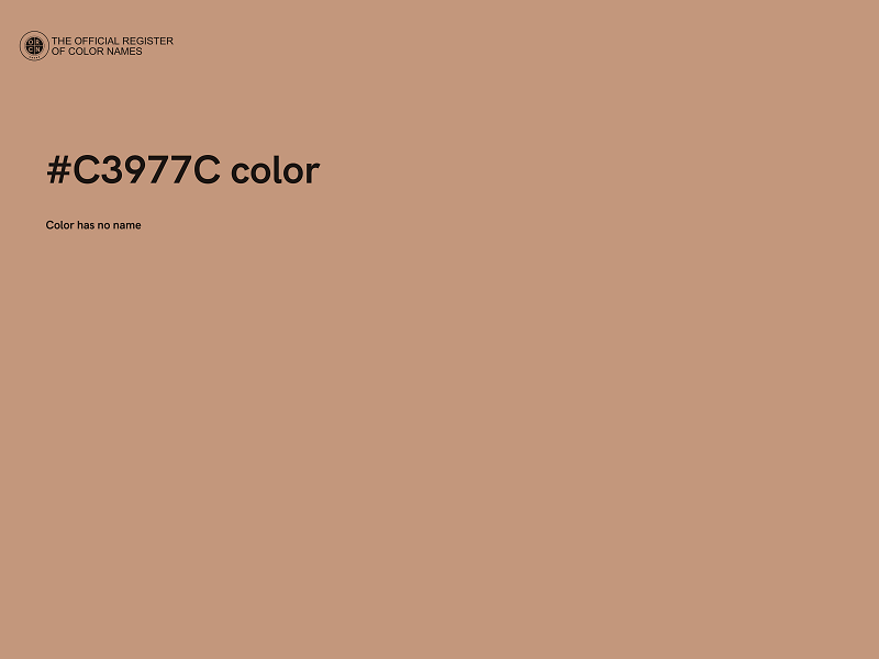 #C3977C color image