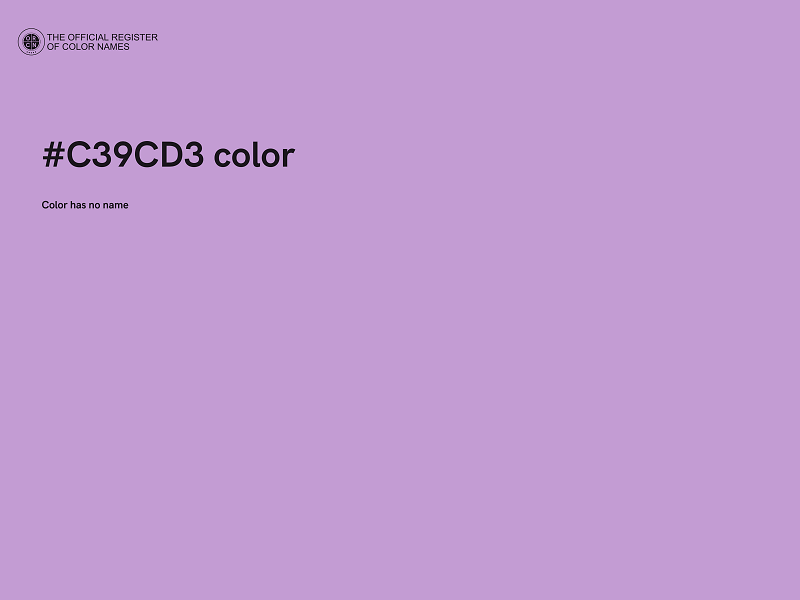 #C39CD3 color image