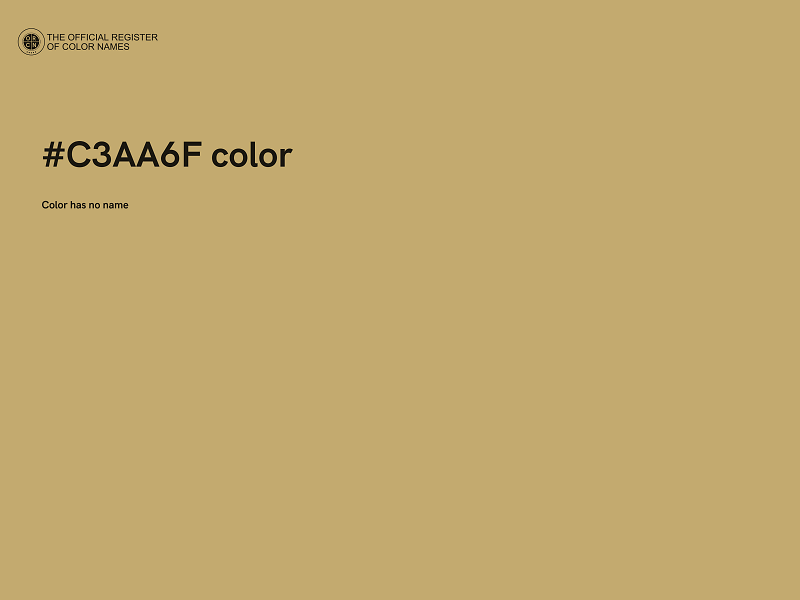 #C3AA6F color image