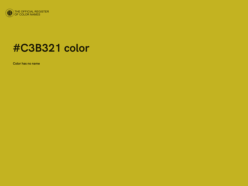 #C3B321 color image