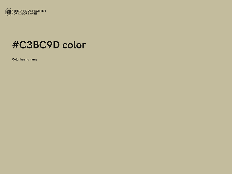 #C3BC9D color image