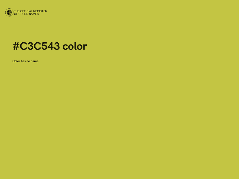 #C3C543 color image