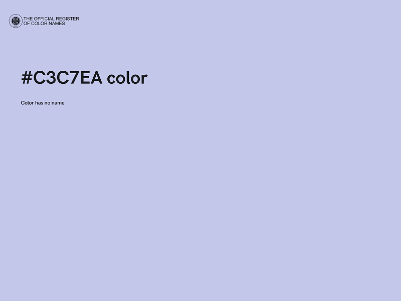 #C3C7EA color image