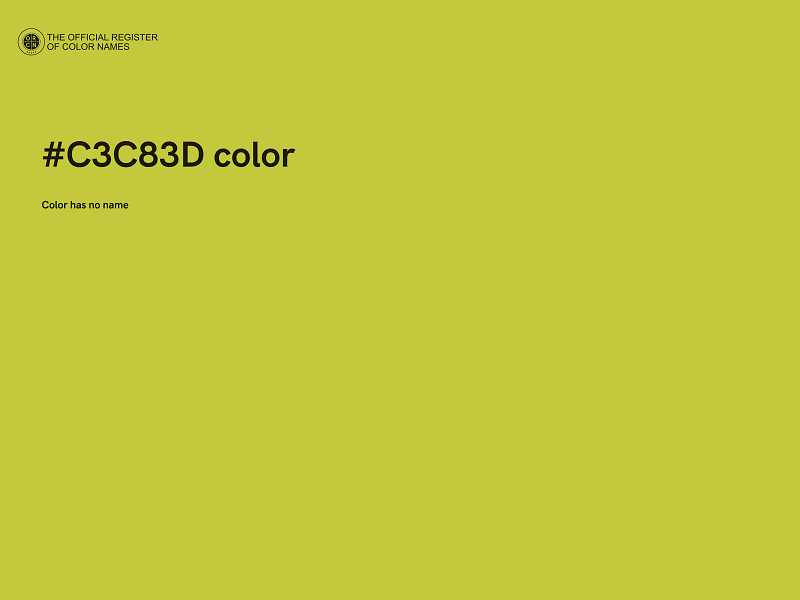 #C3C83D color image