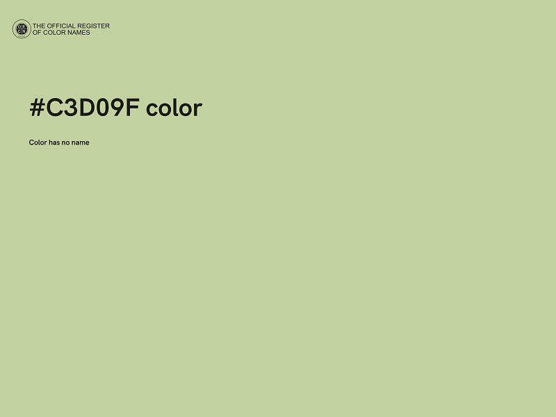 #C3D09F color image