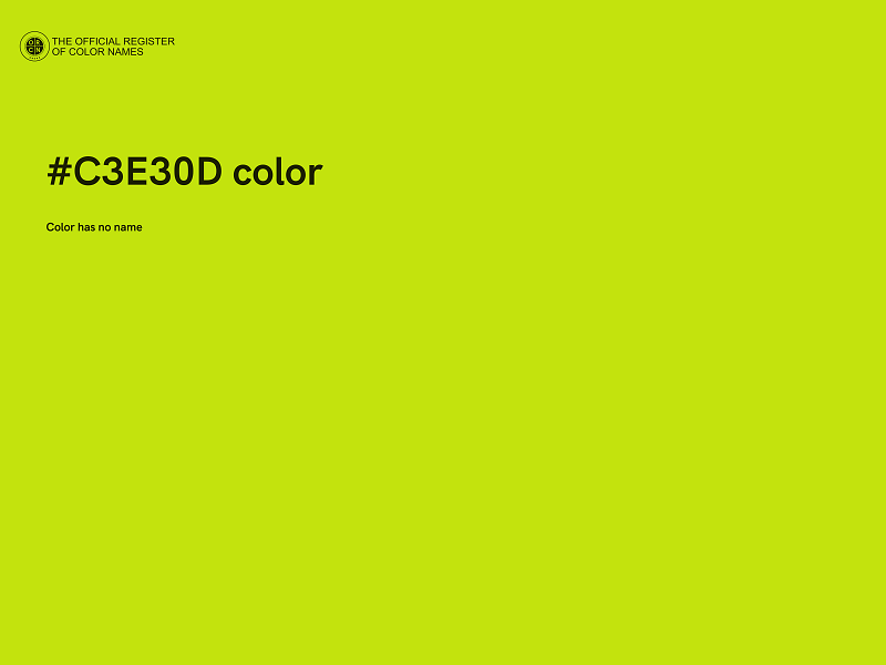 #C3E30D color image