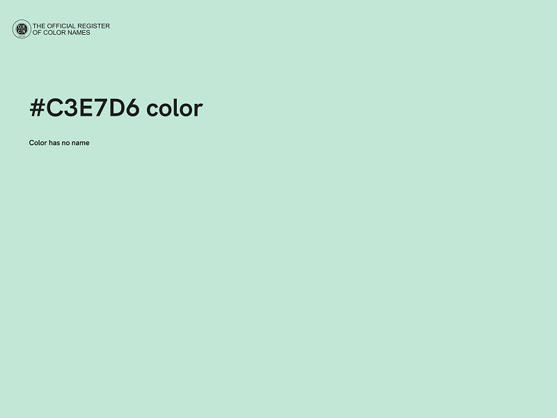 #C3E7D6 color image