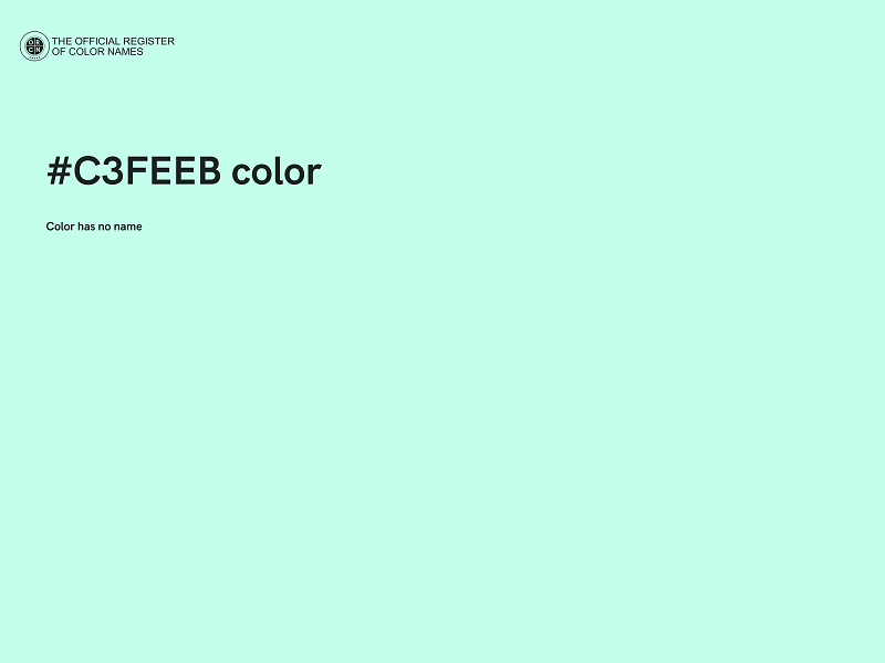 #C3FEEB color image