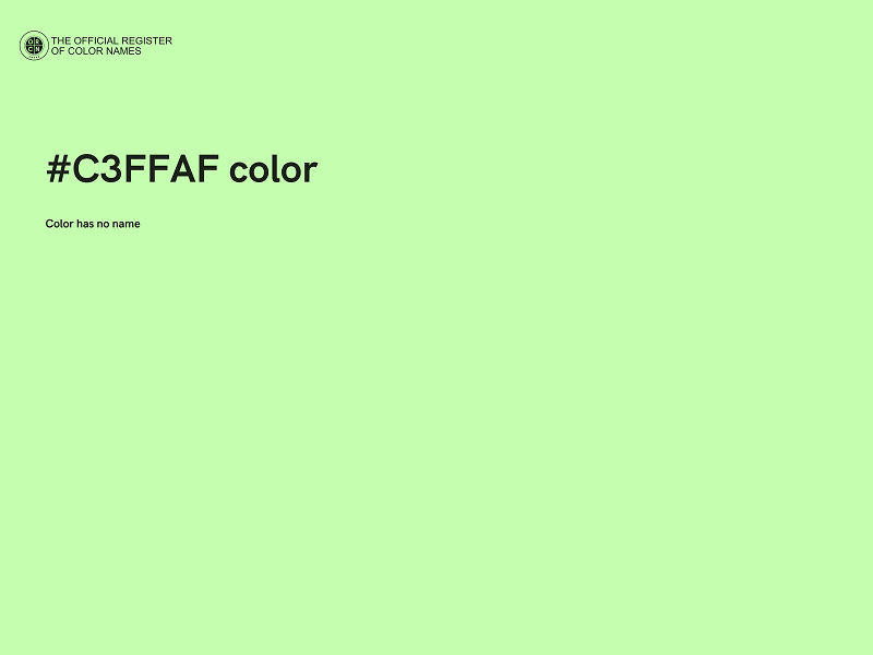 #C3FFAF color image