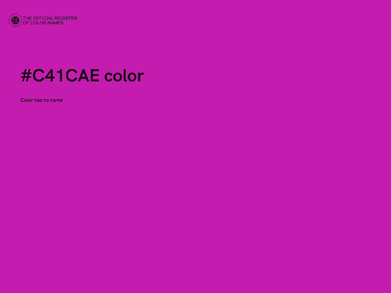 #C41CAE color image