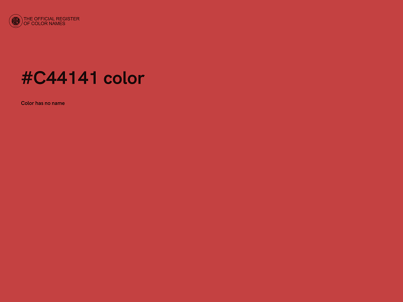 #C44141 color image