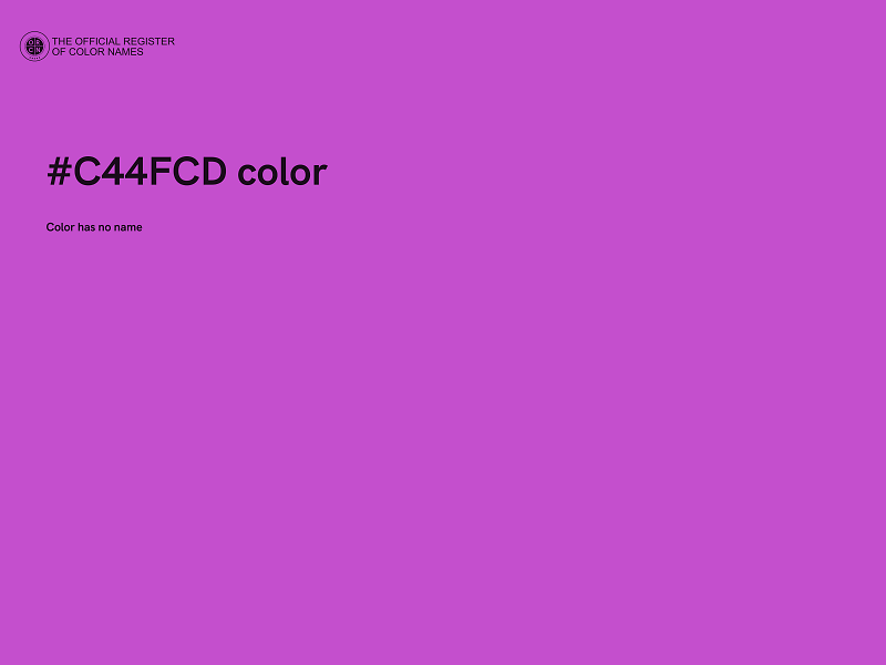 #C44FCD color image