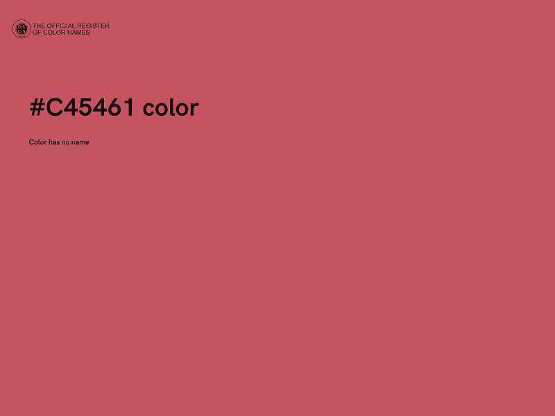 #C45461 color image