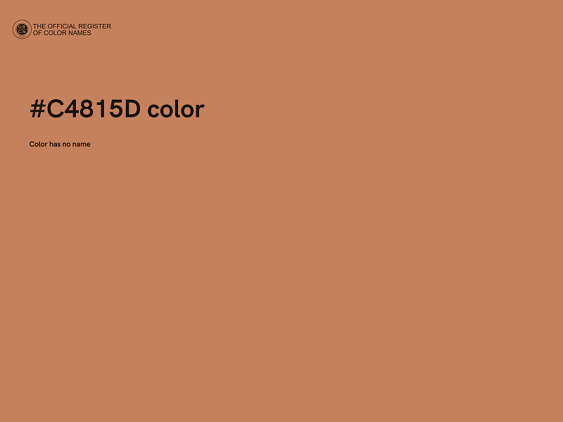 #C4815D color image