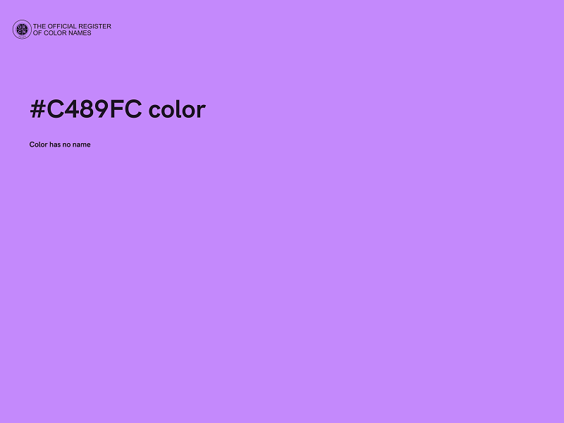 #C489FC color image