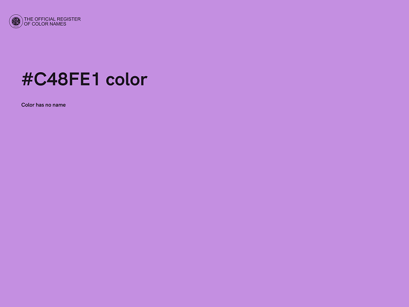 #C48FE1 color image