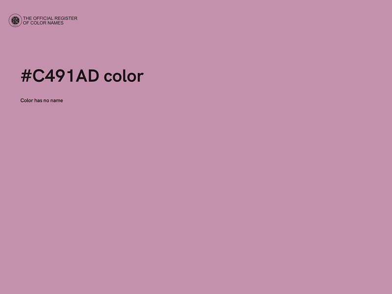 #C491AD color image