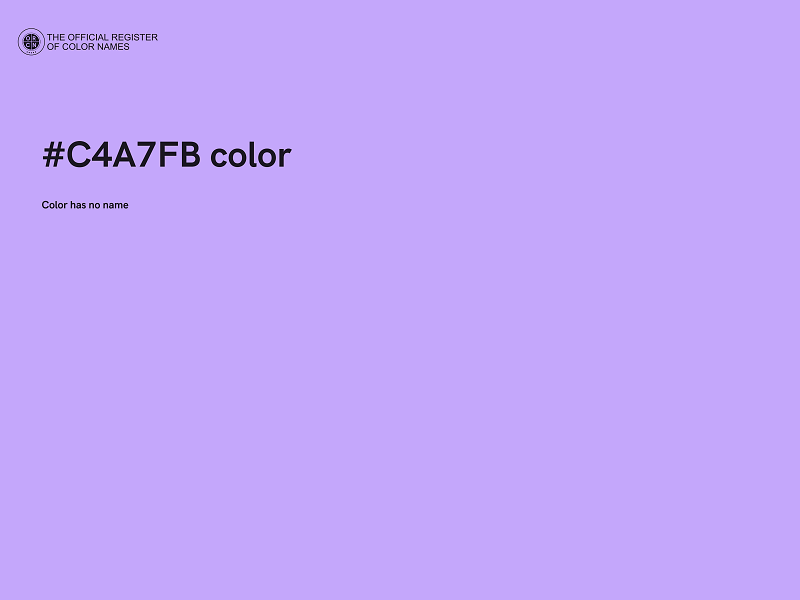 #C4A7FB color image