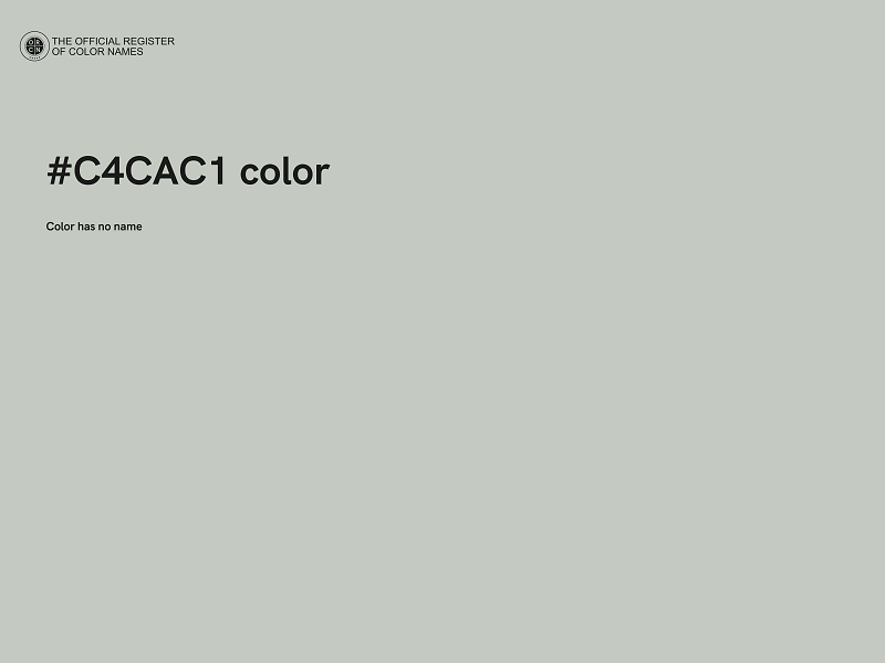 #C4CAC1 color image