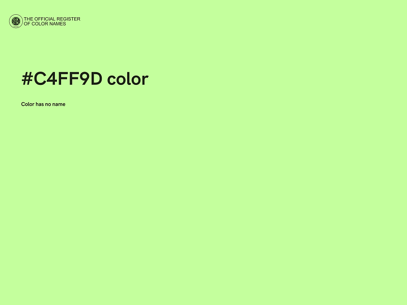 #C4FF9D color image