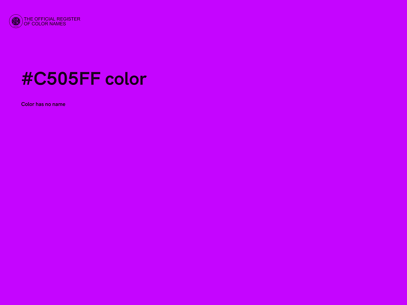 #C505FF color image