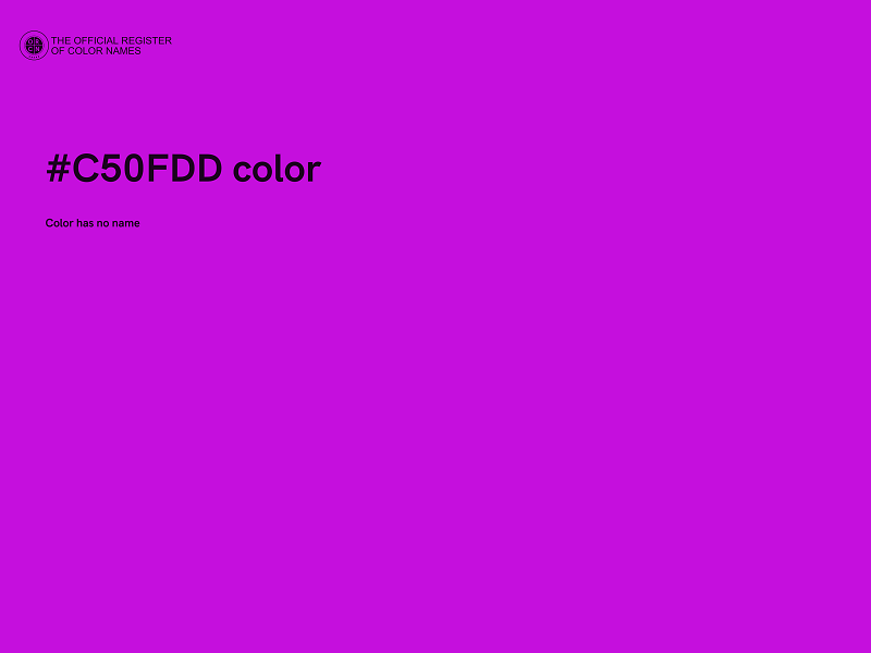 #C50FDD color image