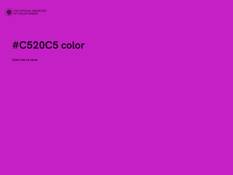 #C520C5 color image