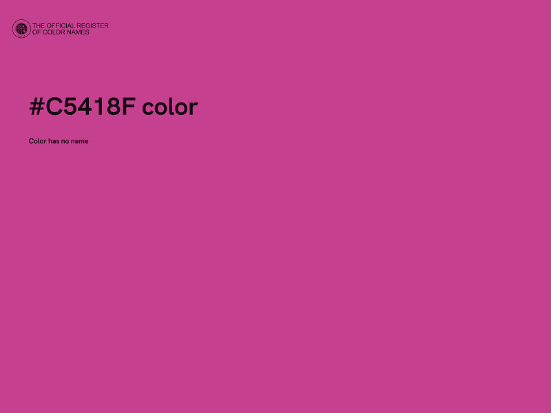 #C5418F color image