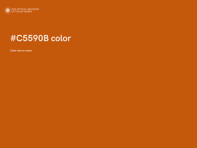 #C5590B color image