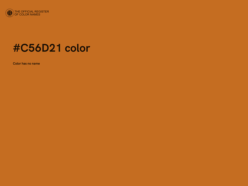 #C56D21 color image