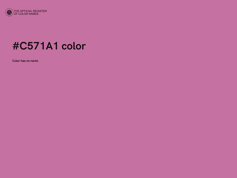 #C571A1 color image