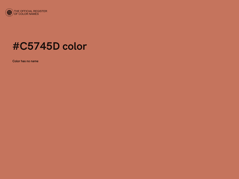 #C5745D color image