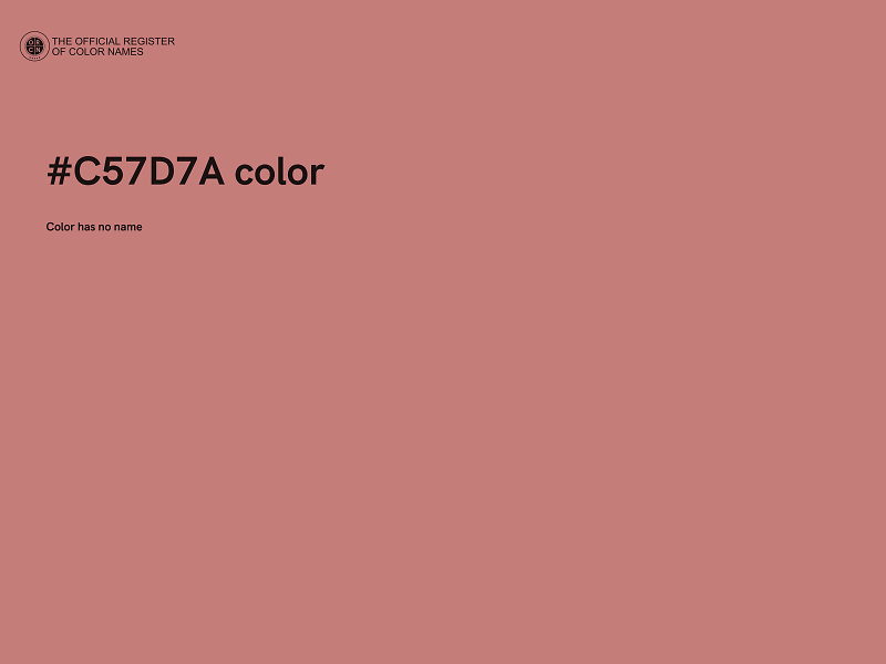 #C57D7A color image