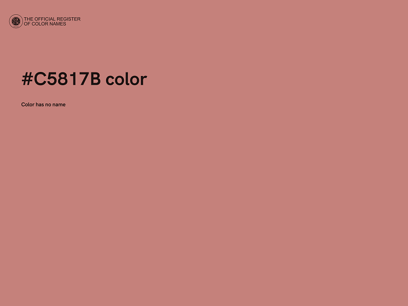 #C5817B color image