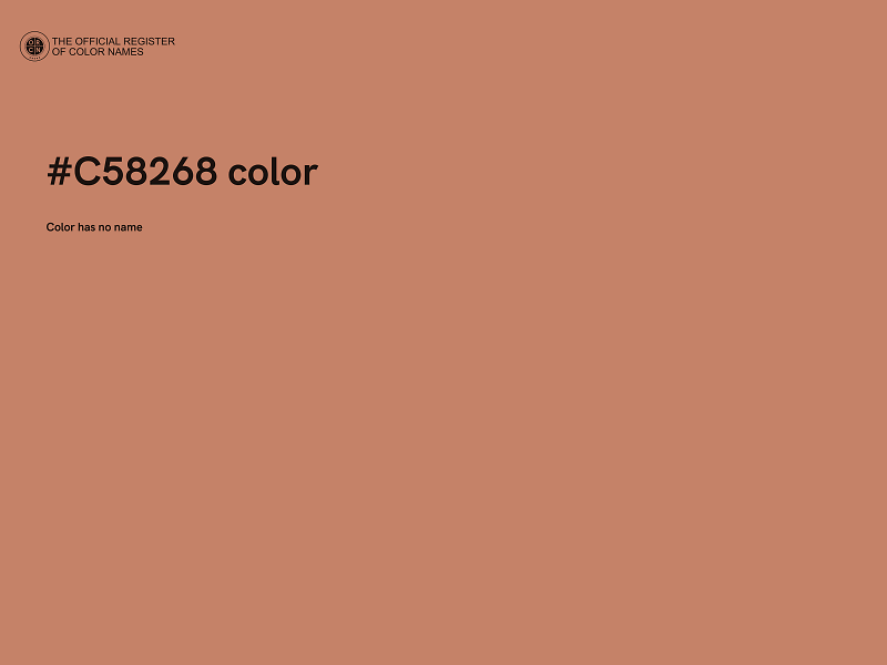 #C58268 color image