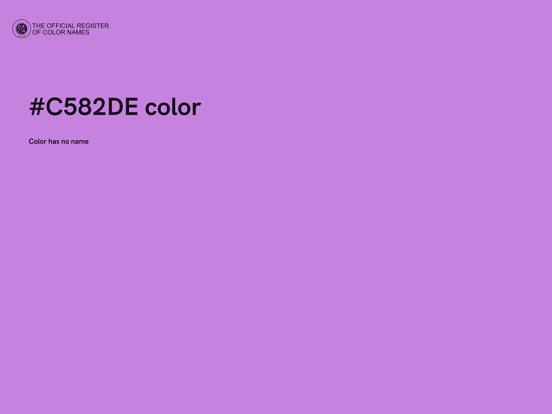 #C582DE color image