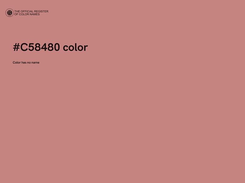 #C58480 color image