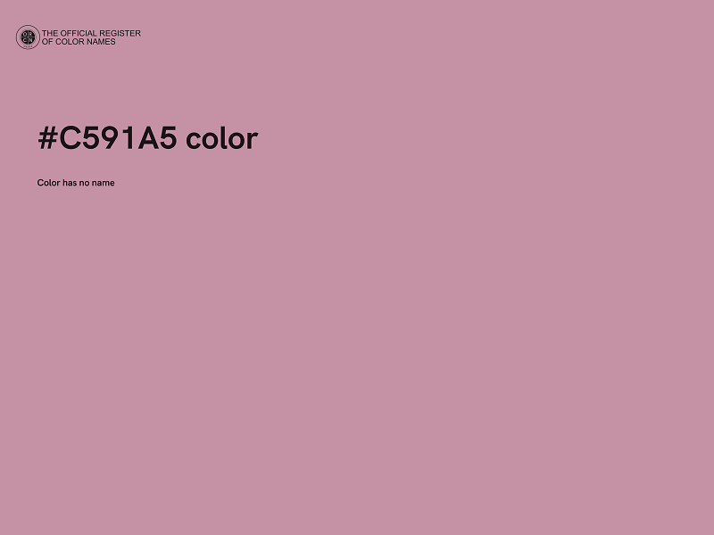 #C591A5 color image