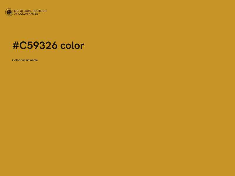 #C59326 color image